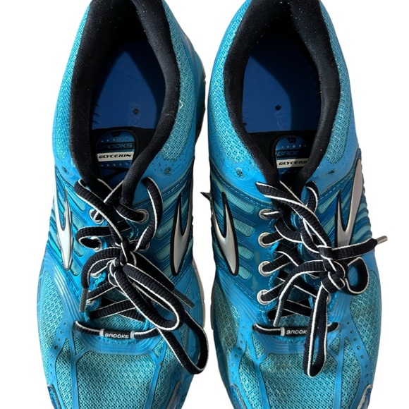 Brooks Glycerin II Women’s Running Shoes Blue Black Cushioned Size 8.5B - Picture 4 of 10